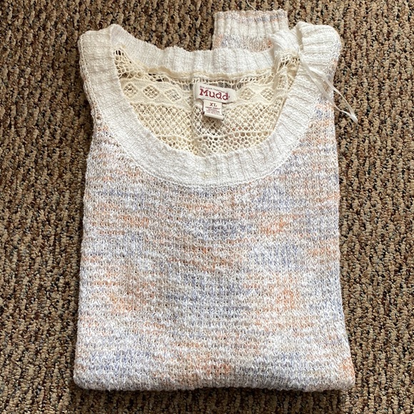 MUDD Lace Back Sweater - Juniors - Picture 3 of 6